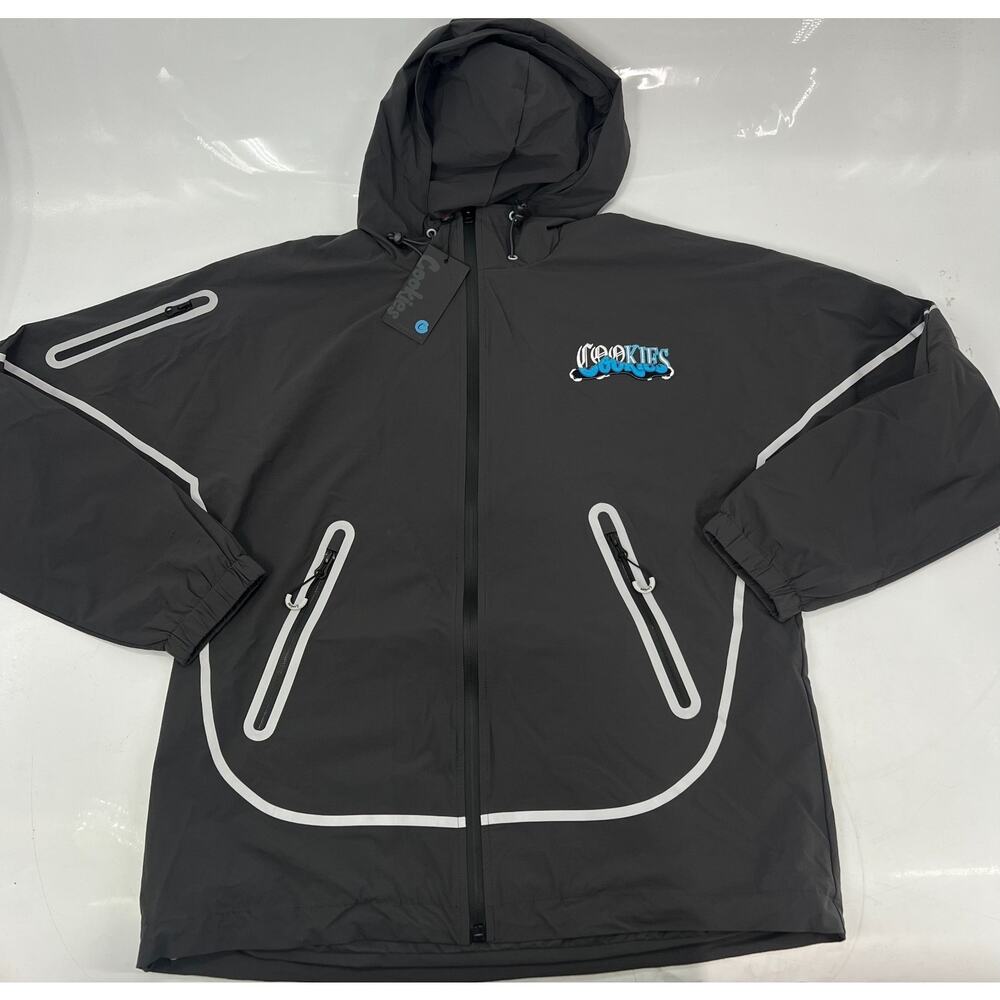 Cookies SF Jacket NWT Mens Small Full Zip Hooded Windbreaker